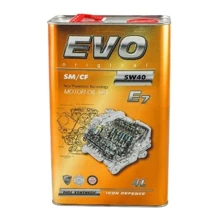 Моторна олива EVO lubricants EVO E7 5W-40 10л: Тип Синтетическое