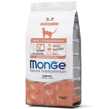 Сухой корм для котов Monge Cat Adult с лососем 1.5 кг (70005517): Тип Сухой корм