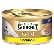 Влажный корм для котов Gourmet Gold Мусс с курицей 85 г (12307070): Тип Влажный корм