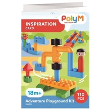 Конструктор PolyM Игровая площадка 110 деталей (760011): Производитель PolyM