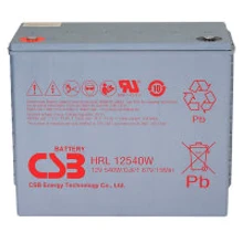 CSB HRL12540W, 12V 130Ah (HRL12540W): Тип Аккумулятор