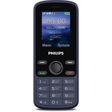 Мобильный телефон Philips E111 Blue (UA UCRF): Дисплей 1.77 TFT (128x160)