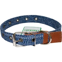 Ошейник Lucky Pet Melange одинарный светоотражающий 2/30-40 см синий (550804): Производитель Lucky Pet