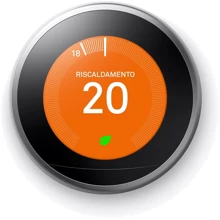 Термостат Google Nest Learning Thermostat Gen3 Stainless Steel (T3028IT): Тип Электронный