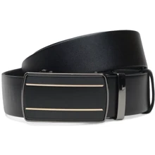 Чоловічий ремінь Borsa Leather чорний (CV1gnn37-125): Стать Чоловік