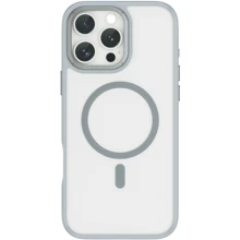 Чехол для iPhone WIWU Magnetic Armor Pro Series Grey (FGG-012) for iPhone 16: Цвет серый