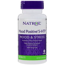 Natrol Mood Positive 5-HTP 50 Tabs 5-Гидрокситриптофан: Тип Триптофан
