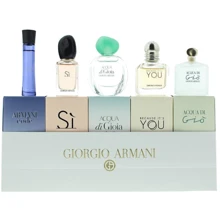 Набор Giorgio Armani Armani Trex Mini Парфюмированная вода Si 7ml, Acqua di Gioia 5ml, Because It’s You 7ml, Acqua di Gio 5ml, Code 3ml: Вид Набор