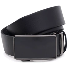 Чоловічий ремінь Borsa Leather чорний (125v1genav42-black): Стать Мужской