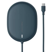 Зарядний пристрій Baseus Wireless Charger MagSafe Light Magnetic 15W Blue (WXQJ-03) для iPhone 16 I 15 I 14 I 13 I 12 series: Особливості MagSafe