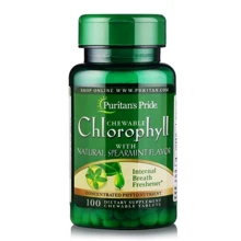 Puritan's Pride Chewable Chlorophyll with Natural Spearmint Flavor 100 tabl: Форма выпуска Таблетки