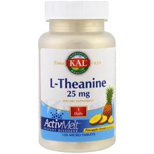 KAL L-Theanine ActivMelt Pineapple Dream 25 mg 120 Micro Tablets (CAL-40757): Тип L Теанин