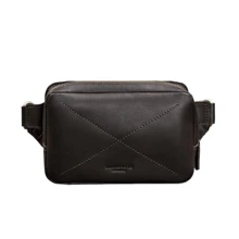 Женская поясная сумка BlankNote Dropbag Mini темно-коричневая (BN-BAG-6-choko): Пол Женский