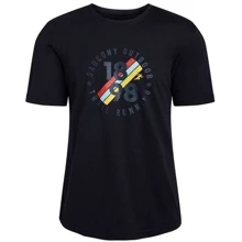Спортивні футболки Saucony Rested Short Sleeve 800258-BKSC 46 чорна з принтом: Вид Футболки