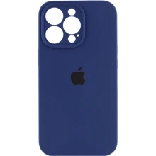 Чехол для iPhone Mobile Case Silicone Case Full Camera Protective Deep Navy for iPhone 15 Pro Max: Цвет синий