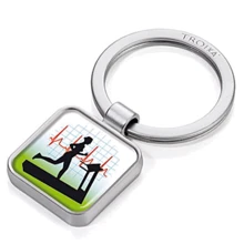 Брелок Troika Fitness серебристый (KYR12-P21): Пол Унисекс