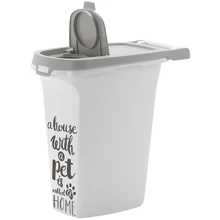 Контейнер Moderna Pet Wisdom Trendy Story для зберігання корму 36x20.5x36 сірий (AF530330): Виробник Moderna