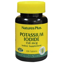 Natures Plus Potassium Iodide 150 mcg 100 tabs Йодистый калий: Тип Йод