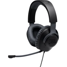 Наушники JBL Quantum 100, Black (JBLQUANTUM100BLK): Тип конструкции полноразмерные