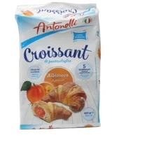 Круассаны Antonelli с абрикосовой начинкой 250 г (8002371000650): Вес нетто 250 г