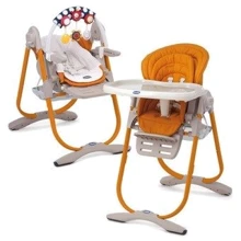 Стульчик для кормления Chicco Polly Magic Mandarino (79090.76): Тип Классический стульчик