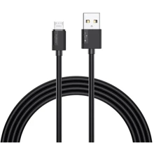 Кабель T-PHOX USB Cable to microUSB Nets 1.2m Black (T-M801 black): Тип USB Cable - microUSB