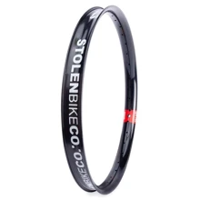 Колесо и обод Обод 20" Stolen LOWPRO 36H ANODIZED BLACK (NO BRAKES) Black: Производитель Stolen