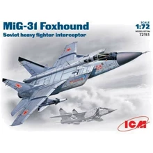 Советский тяжелый истребитель-перехватчик MiG-31 Foxhound Soviet heavy fighter-interceptor (ICM72151): Производитель ICM