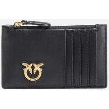 Жіночий гаманець PINKO AIRONE CARDHOLDER VITELLO SETA чорний (100251A0F1Z99Q): Стать Женский