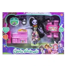 Лялька Mic Enchantimals: Sage Skunk & Caper з кухнею (TM665C-D+): Виробник Mic