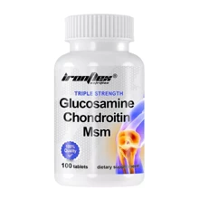 IronFlex Triple Strenght Glucosamine + Chondroitin + MSM 100 tabs / 33 servings: Форма выпуска Таблетки