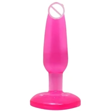 Анальна пробка на присоску Butt plug, BI-017001 Pink: Для кого унісекс