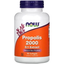 Now Foods Propolis 2000 5:1 Экстракт прополиса 90 капсул: Форма выпуска Капсулы