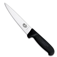 Кухонный нож Victorinox Fibrox Sticking 12см с черн. ручкой (5.5603.12): Лезвие нержавеющая сталь
