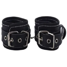 Наручники BDSM-NEW PVC Handcuffs Woven Belt Edge Sealing With Chain, black: Производитель sLash