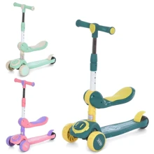 Детский самокат 3в1 iTrike MAXI (JR3-110) 3 цвета: Количество колес 3