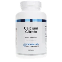 Douglas Laboratories Calcium Citrate 250 mg 250 tabs Кальцій цитрат: Тип кальцій