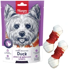 Лакомство для собак Wanpy Duck Jerky & Rawhide Wraps кость с вяленой уткой 100 г: Производитель Wanpy