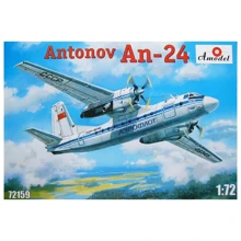 Модель Amodel Літак Антонов Ан-24 (AMO72159): Виробник AMODEL