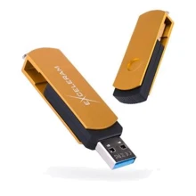USB-флешка eXceleram 128GB P2 Series USB 3.1 Gen 1 Gold/Black (EXP2U3GOB128): Стандарт USB USB 3.1