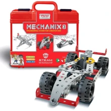 Металлический конструктор Zephyr Mechanix №3 развивающий в кейсе 202 элементов 18 моделей (01070): Производитель Zephyr