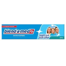 Blend-a-med Зубная паста Антикариес Мята 150 ml: Назначение Восстановление, Очищение