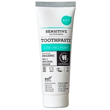 Urtekram Toothpaste Sensitive Strong Mint 75 ml Органическая зубная паста Сильная мята: Назначение Свежесть дыхания, Очищение