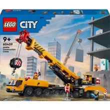 Конструктор LEGO City Желтый передвижной кран 1116 деталей (60409): Серия City