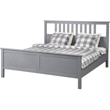 Каркас кровати ІКЕА HEMNES 160х200 см серый (592.471.89): undefined undefined
