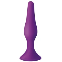 Анальная пробка на присоске MAI Attraction Toys №35 Purple: Для кого Унисекс