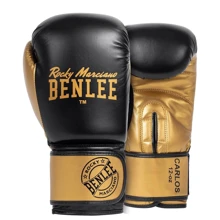 Перчатки боксерские Benlee CARLOS 10oz /PU/черно-золотые: undefined undefined