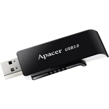 USB-флешка Apacer AH350 64GB USB 3.0 Black (AP64GAH350B-1): Стандарт USB USB 3.0