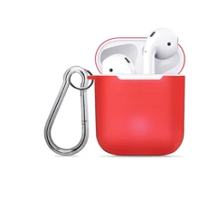 Чохол для навушників WIWU iShell TPU Case Transperent with Belt Red for Apple AirPods: Тип чохол