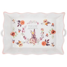 Блюдо для запекания Lefard Flower Bunny 30х18х6 cм (940-270): Крышка Нет